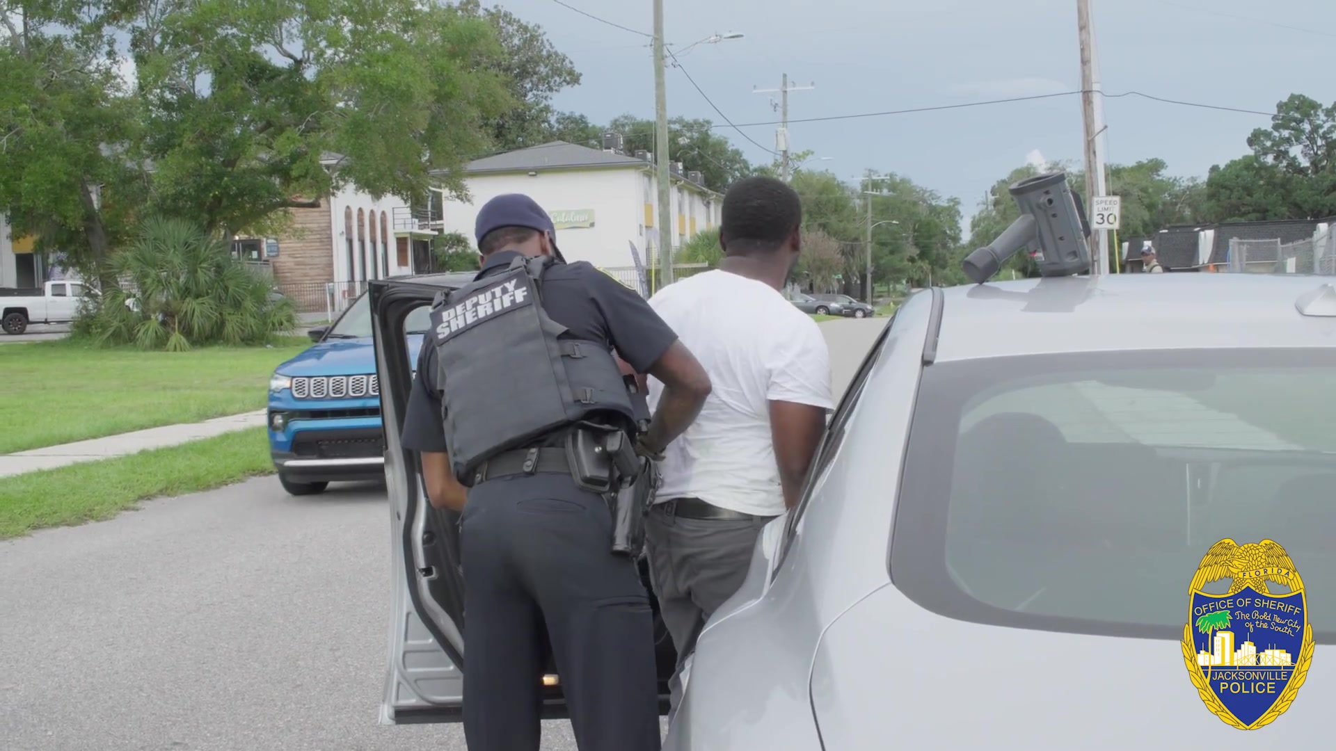 Real frame from the supplied Traffic Wolfpack video