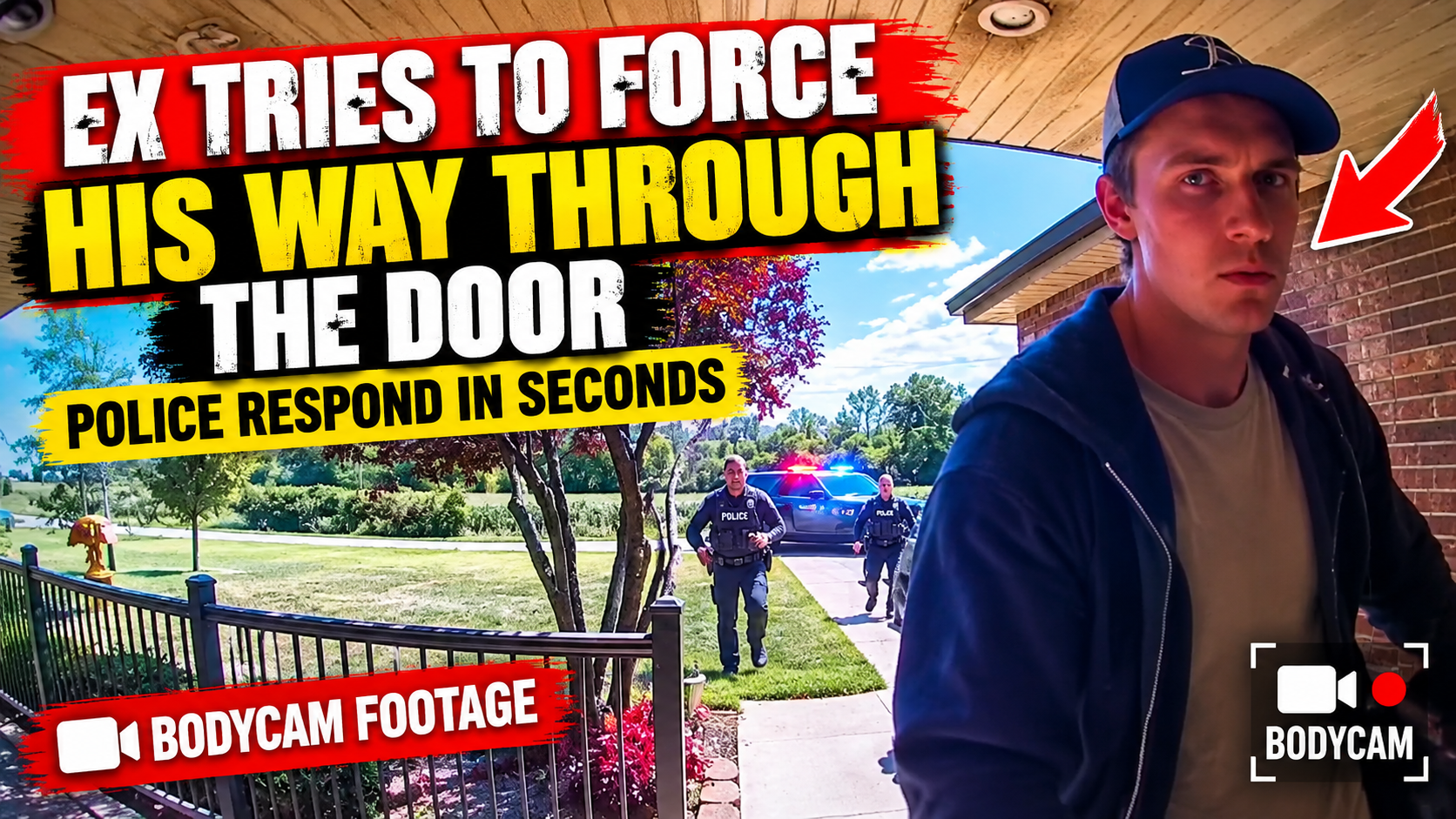 🚨 EX Tries to Force His Way Through the Door — Police Respond in Seconds | Bodycam Footage