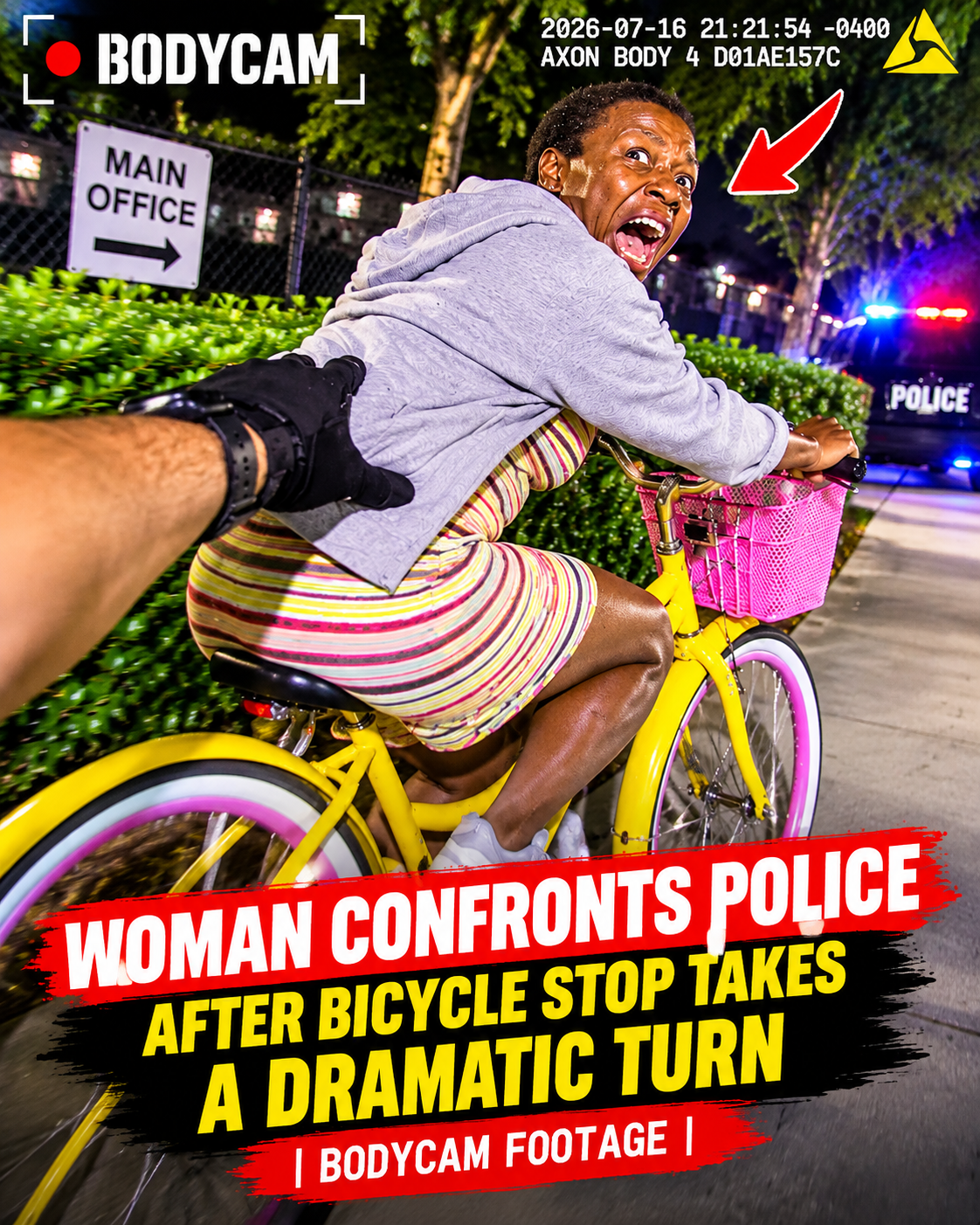 🚨 Woman Confronts Police After Bicycle Stop Takes a Dramatic Turn | Bodycam Footage