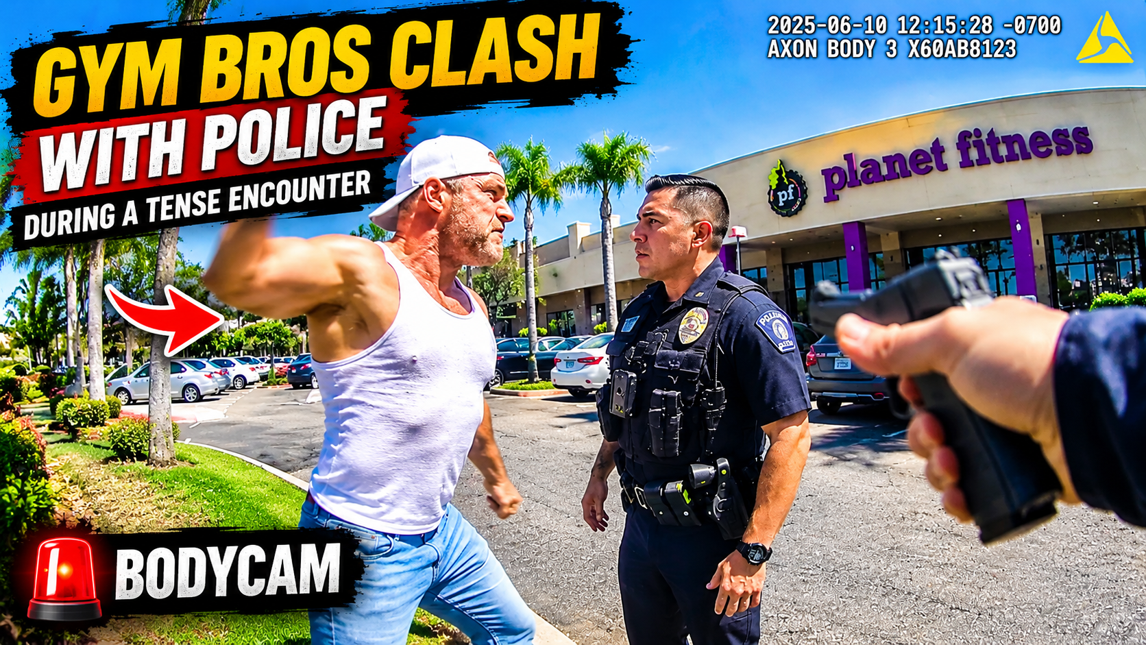 💪🚔 Gym Bros Clash With Police During a Tense Encounter | Bodycam