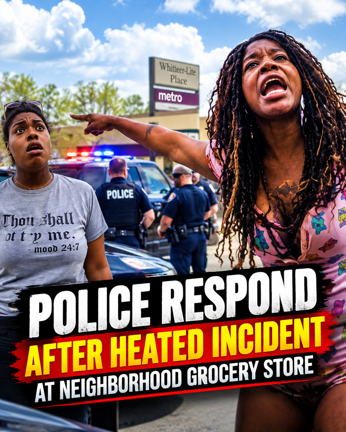 Police Respond After Heated Incident at Neighborhood Grocery Store