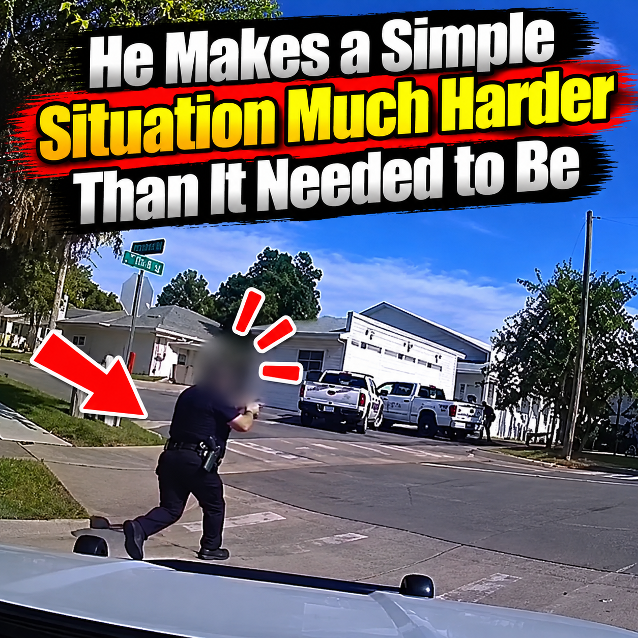 He Makes a Simple Situation Much Harder Than It Needed to Be