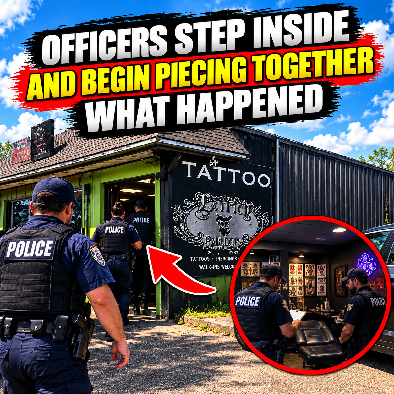 Officers Step Inside and Begin Piecing Together What Happened