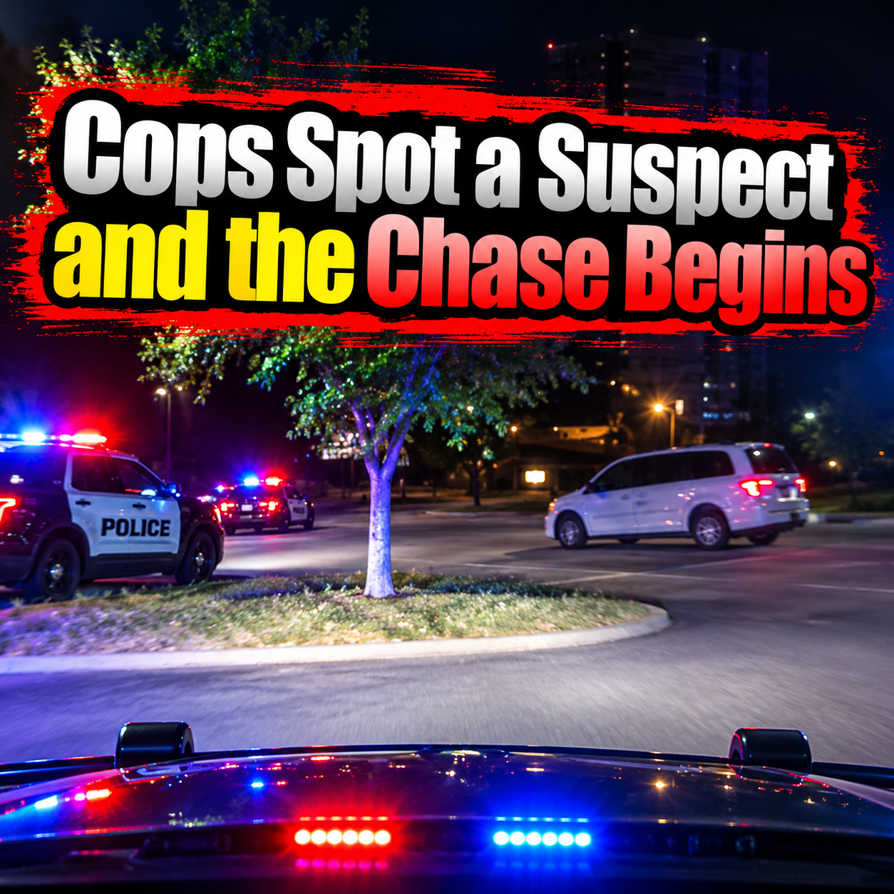 Cops Spot a Suspect and the Chase Begins