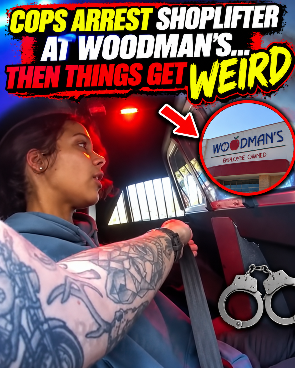 Cops Arrest Shoplifter At Woodman’s... Then Things Get WEIRD