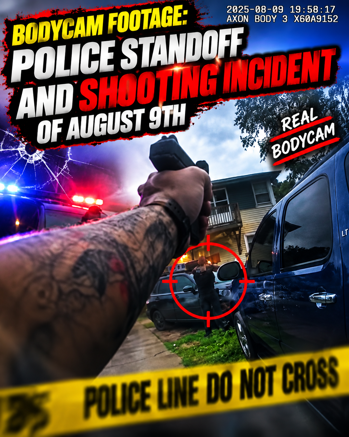 Bodycam Footage: Police Standoff and Shooting Incident of August 9th