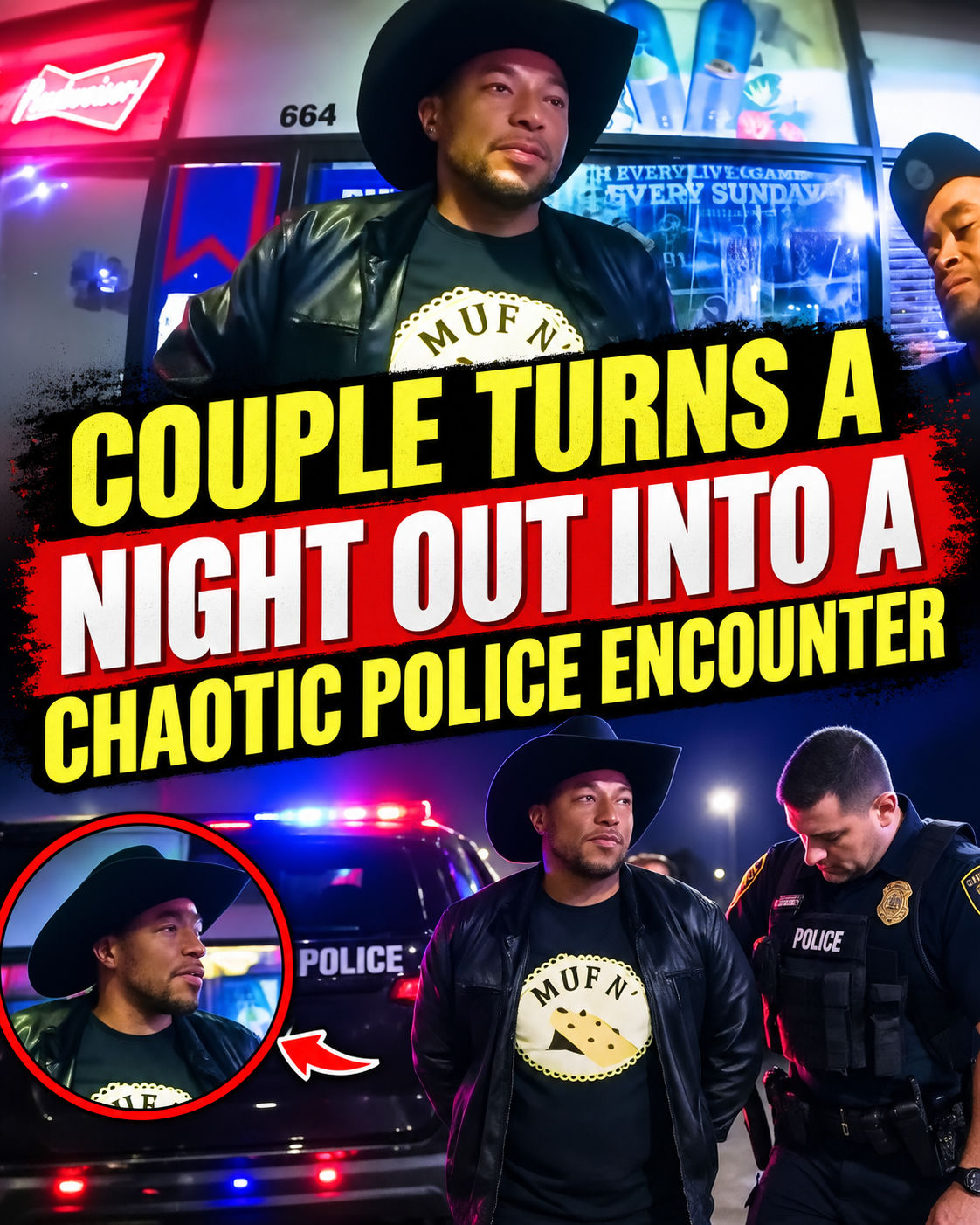 Couple Turns a Night Out Into a Chaotic Police Encounter