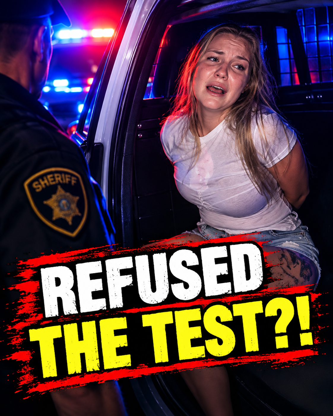 Woman Climbs Into Stranger's Car At Outback, Refuses Sobriety Test - Deputy Bodycam2