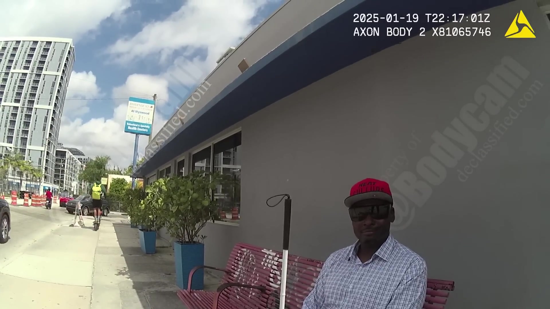 Frame from the supplied Columbia County Sheriff body-camera footage