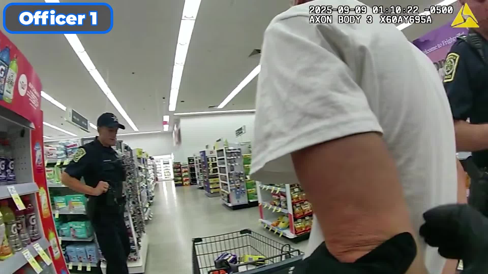 Horizontal frame from the supplied body-camera footage