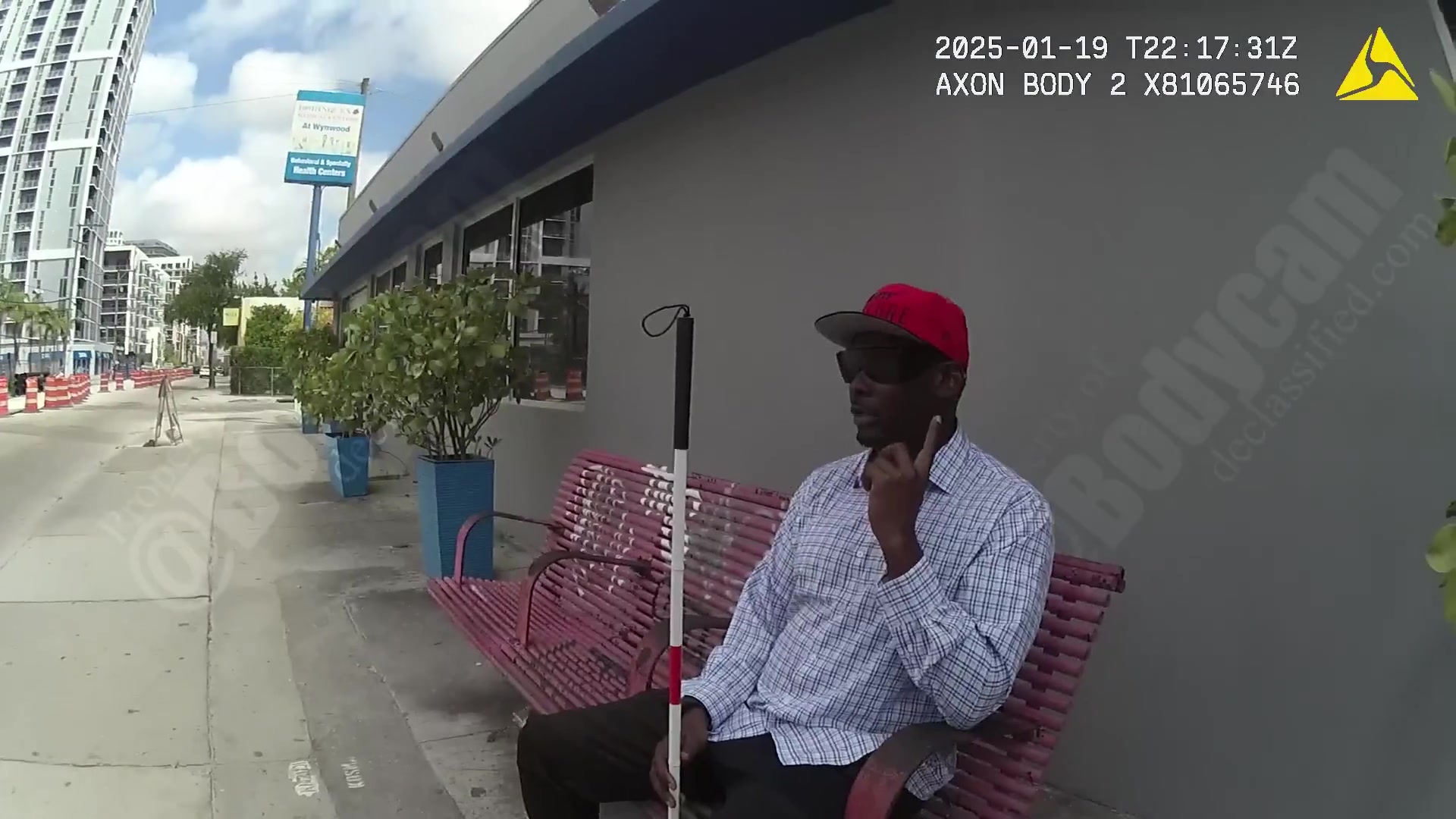 Frame from the supplied Columbia County Sheriff body-camera footage