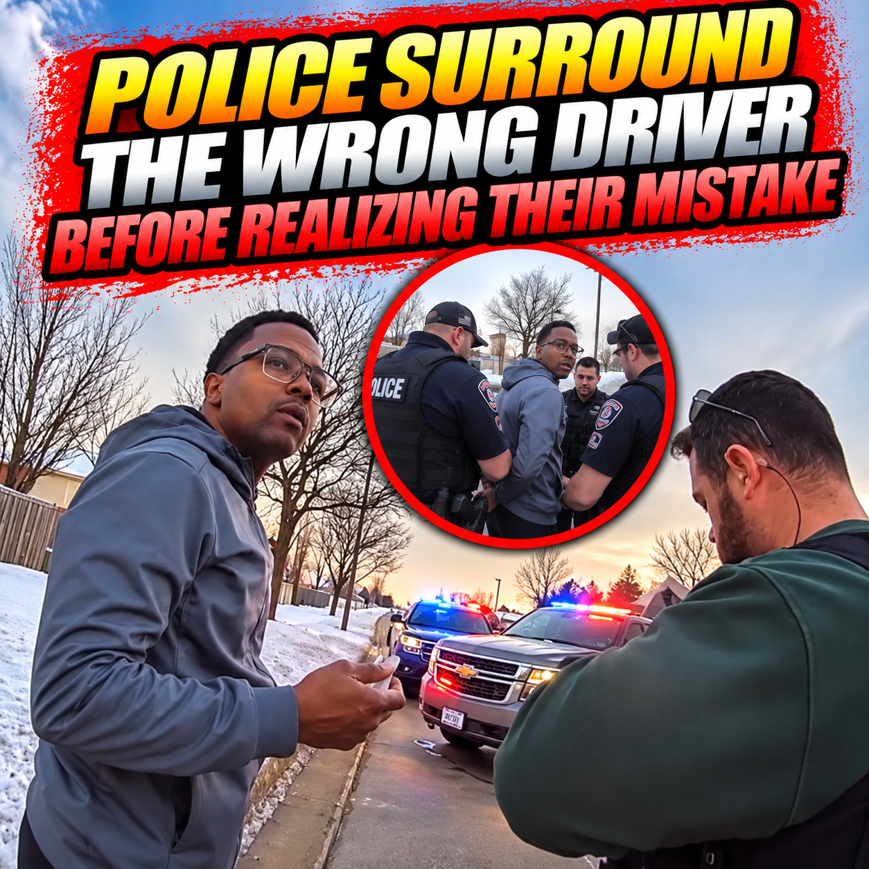Police Surround the Wrong Driver Before Realizing Their Mistake