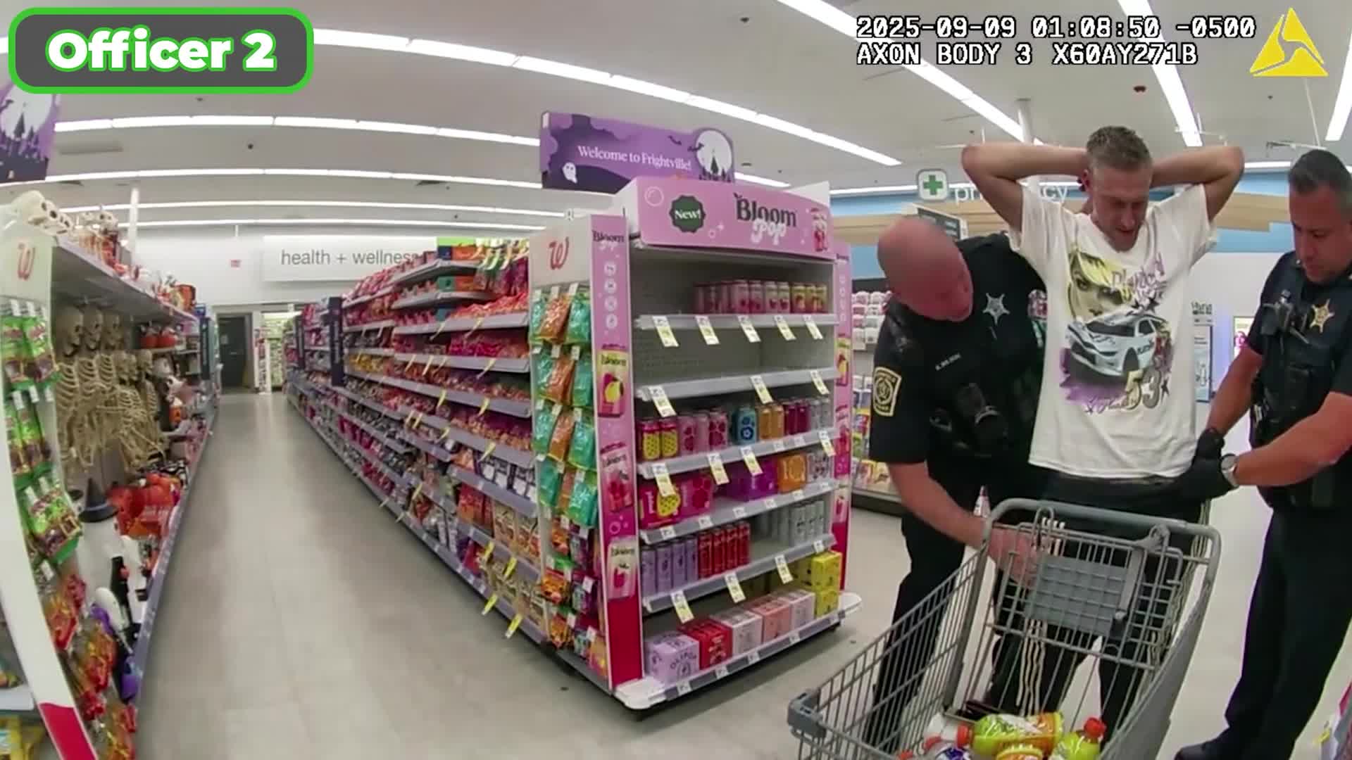 Horizontal frame from the supplied body-camera footage