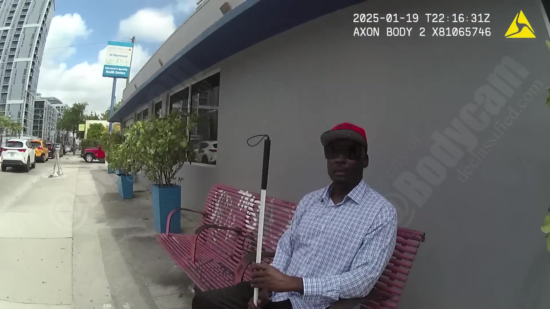 Frame from the supplied Columbia County Sheriff body-camera footage