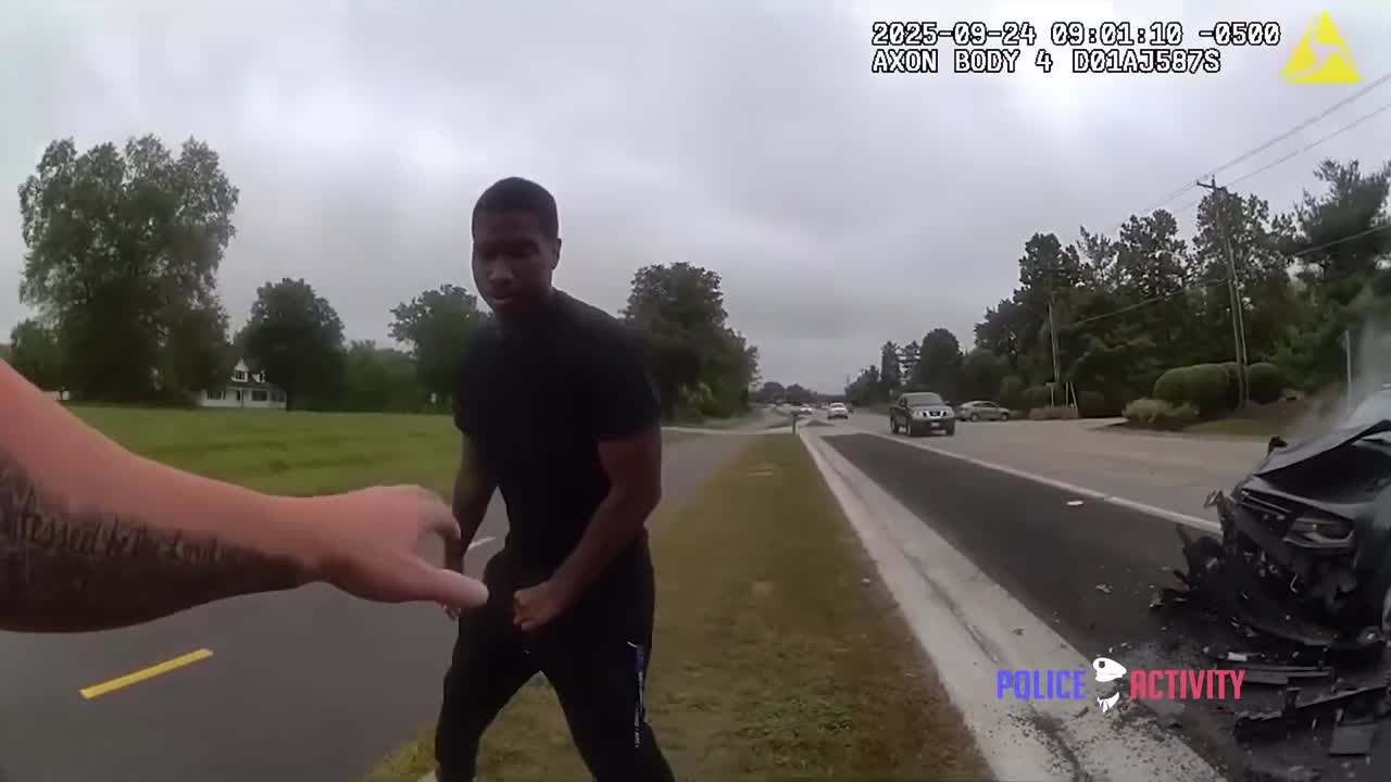 Frame from the supplied Fairview Heights police footage