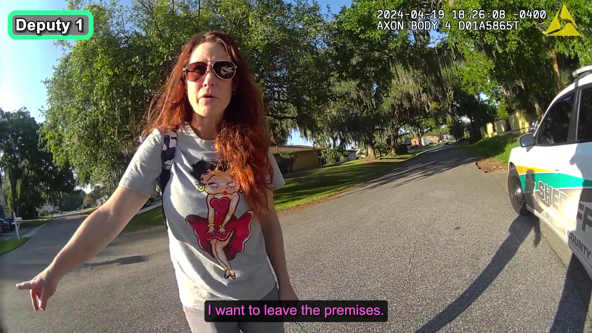 Real horizontal frame from the supplied Flagler County body-camera footage