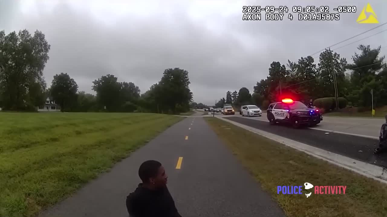 Frame from the supplied Fairview Heights police footage