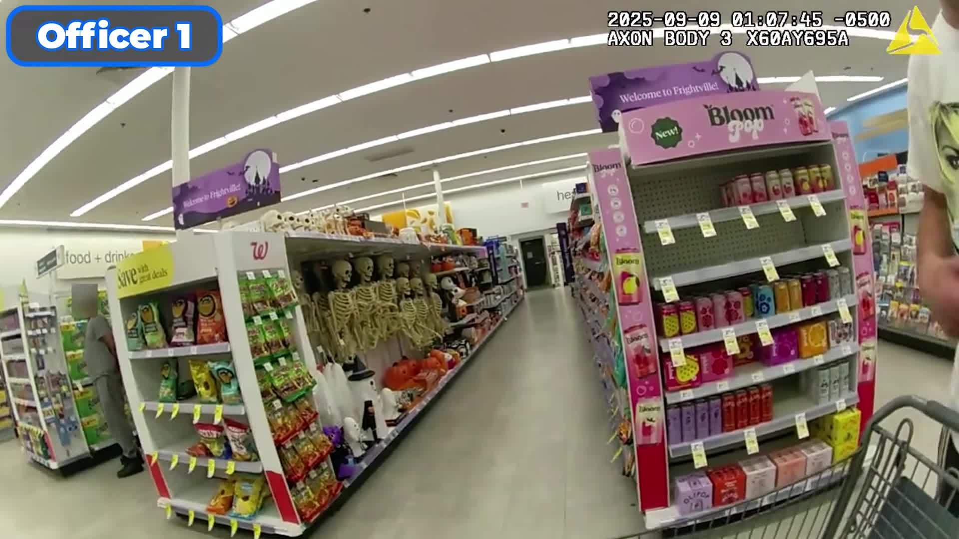 Horizontal frame from the supplied body-camera footage
