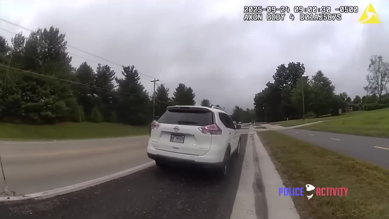 Frame from the supplied Fairview Heights police footage