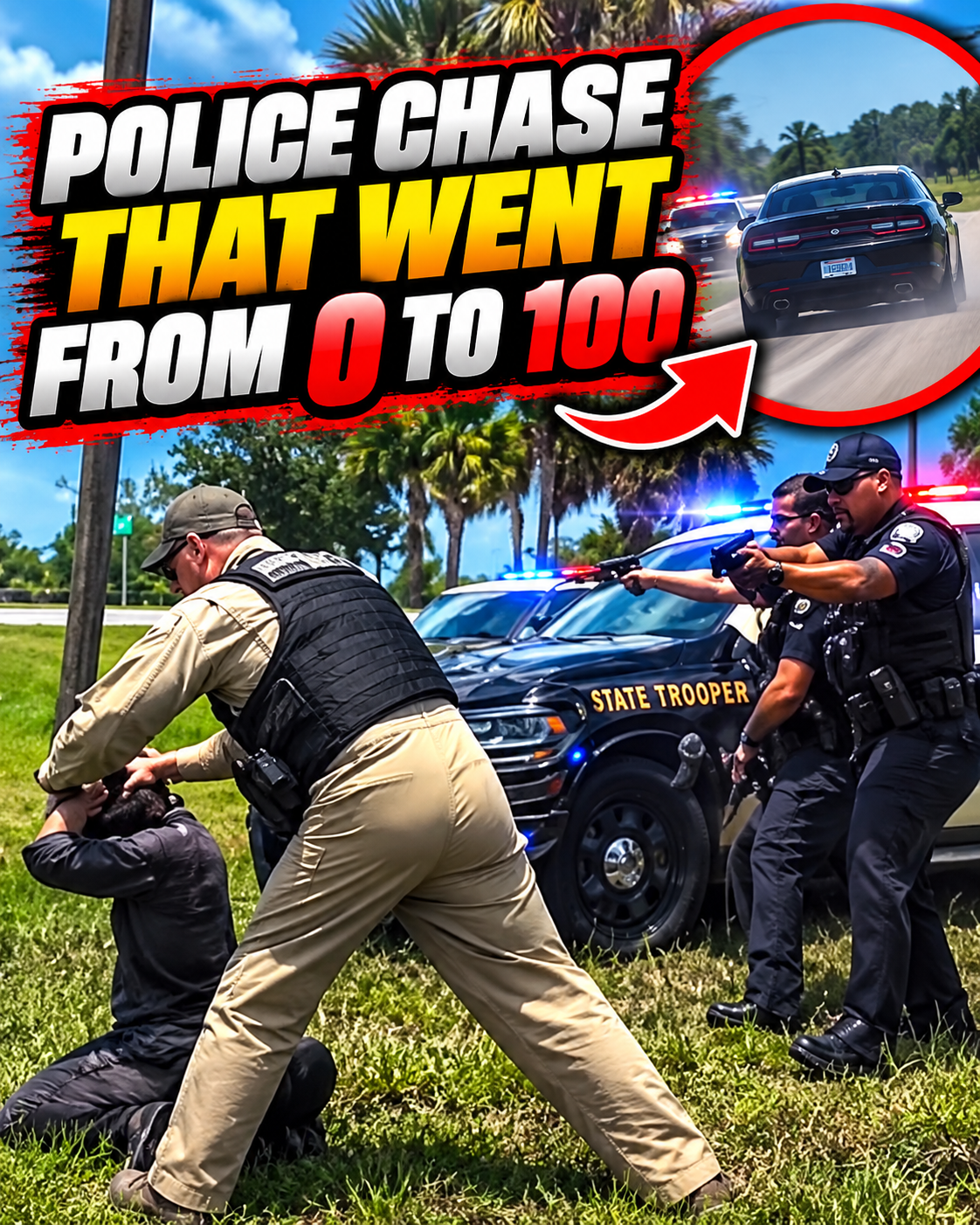 Police Chase That Went From 0 To 100