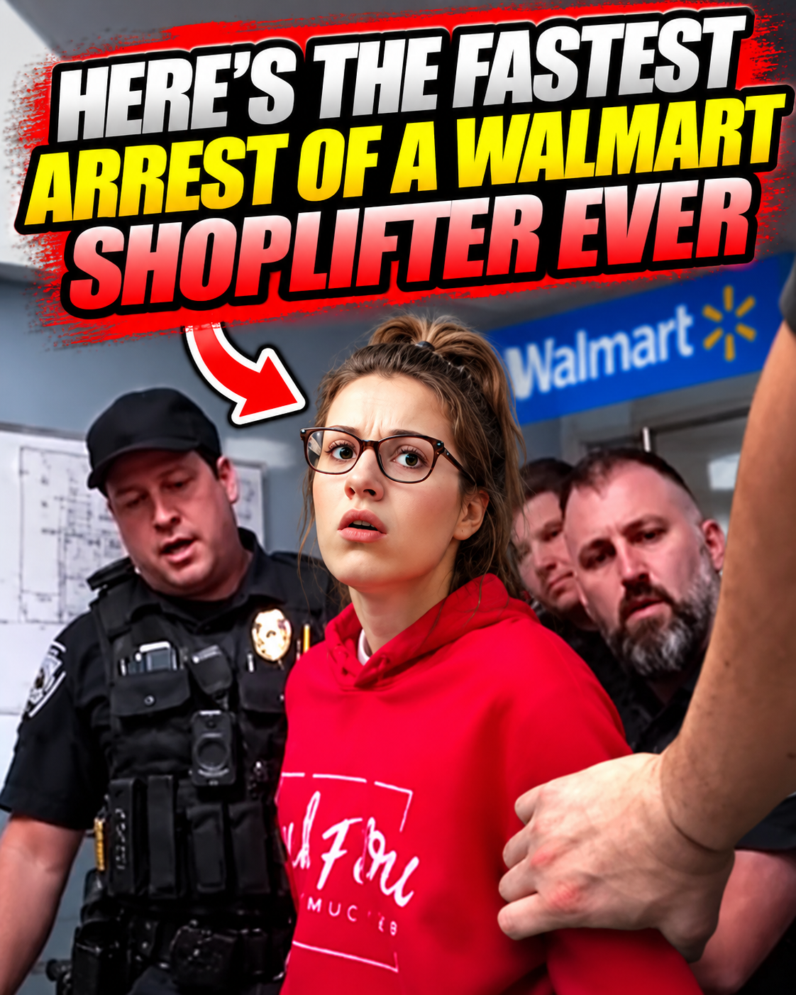 Here’s the Fastest Arrest of a Walmart Shoplifter Ever