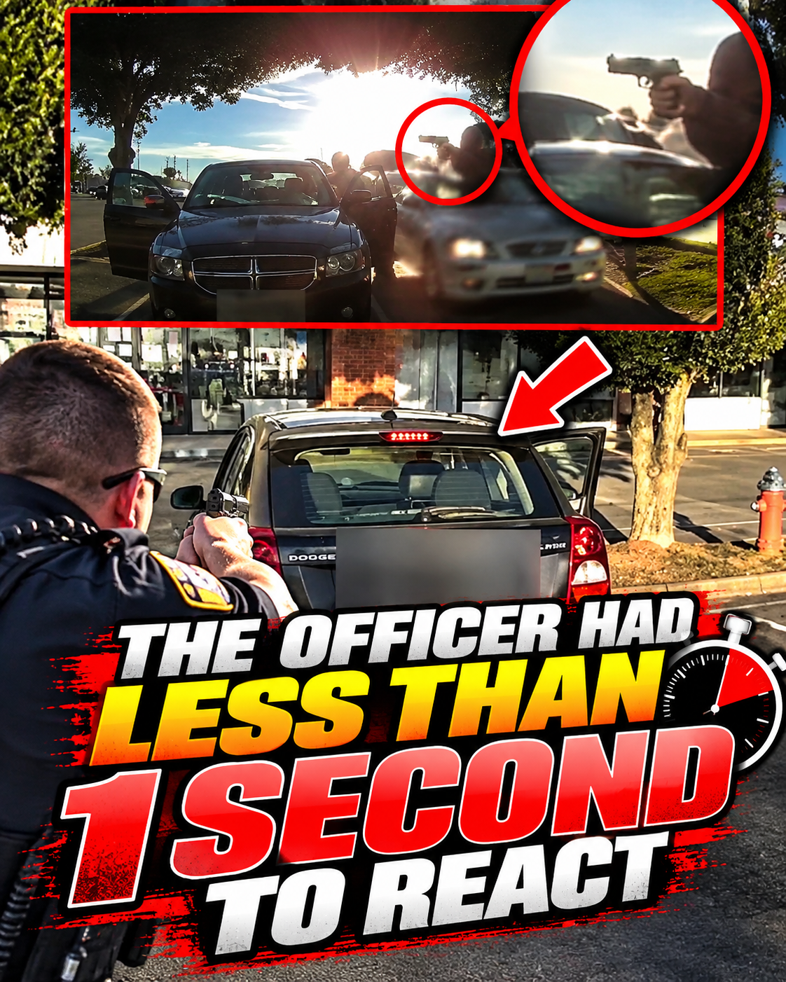 THE OFFICER HAD LESS THAN 1 SECOND TO REACT