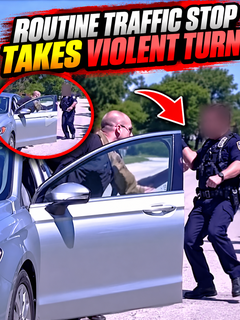 Routine traffic stop takes violent turn