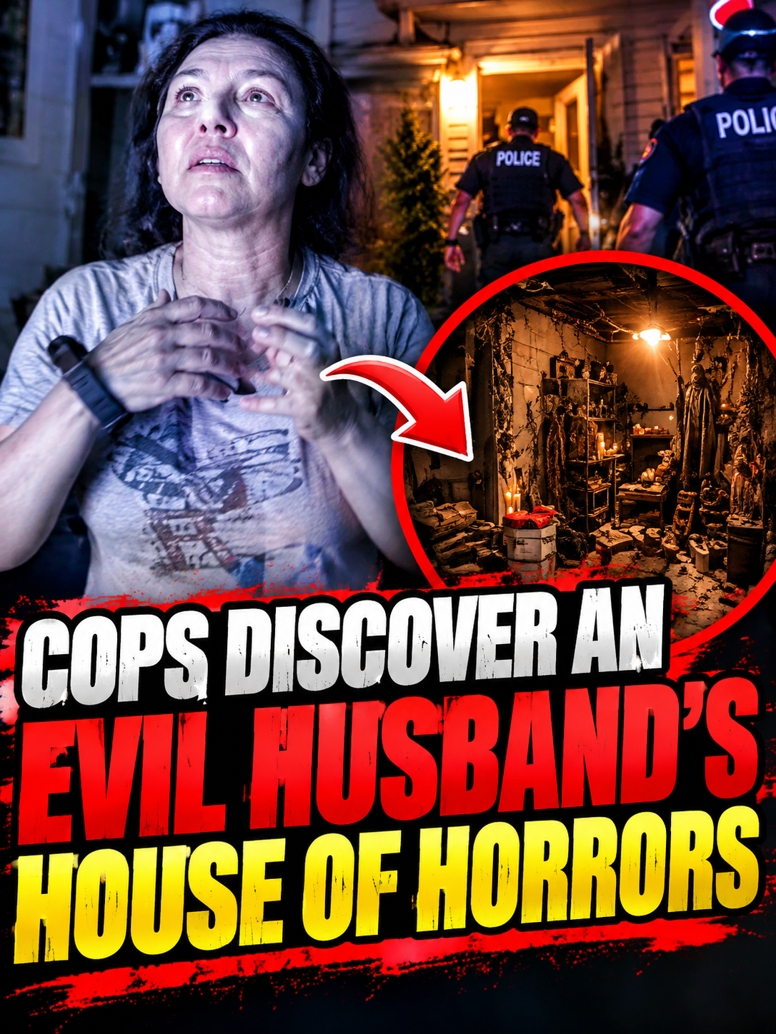 cops discover an evil husbands house of horrors