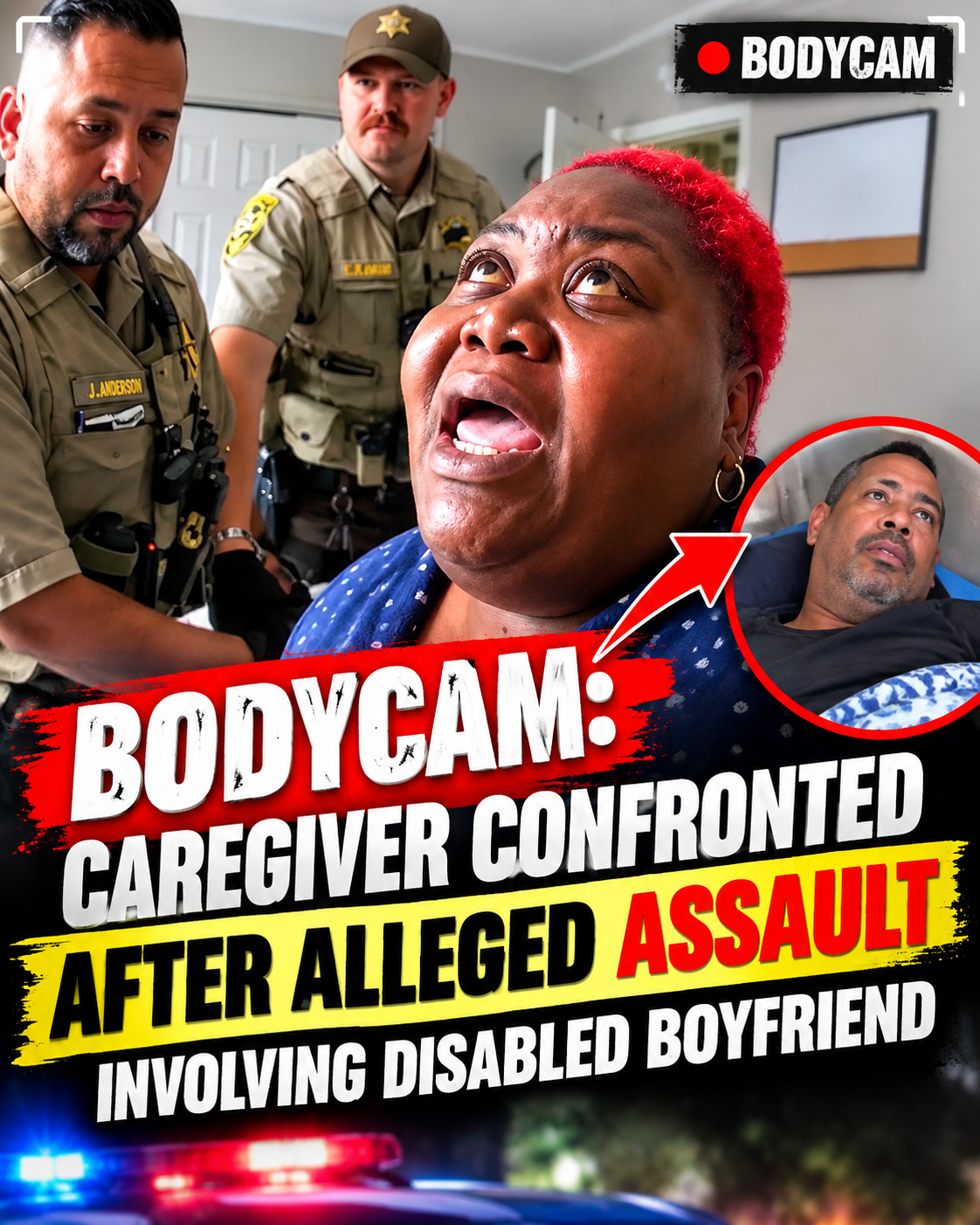 🚨 Bodycam: Caregiver Confronted After Alleged Assault Involving Disabled Boyfriend