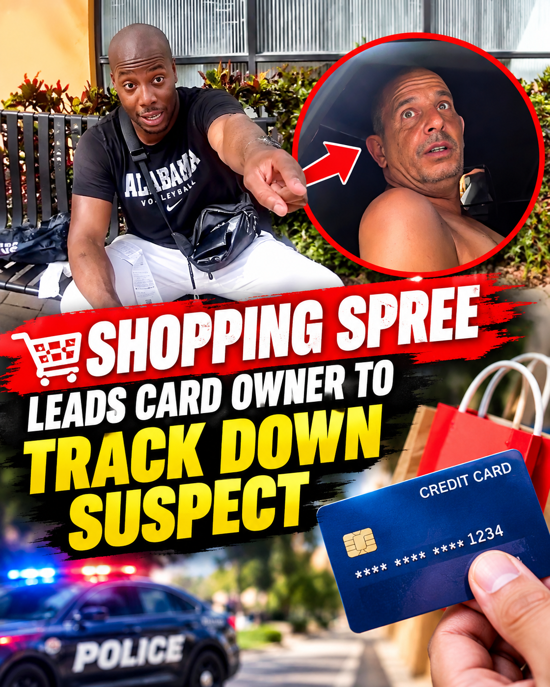 🚨 Shopping Spree Leads Card Owner to Track Down Suspect