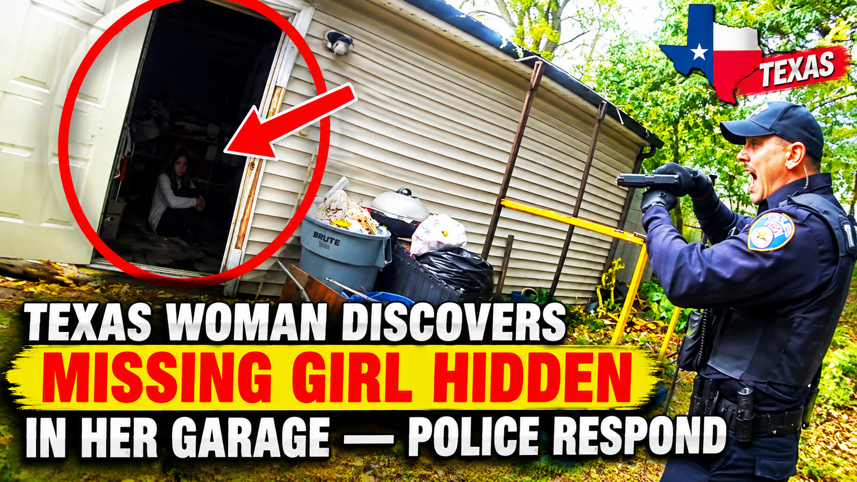 🚔 **Texas Woman Discovers Missing Girl Hidden in Her Garage — Police Respond**