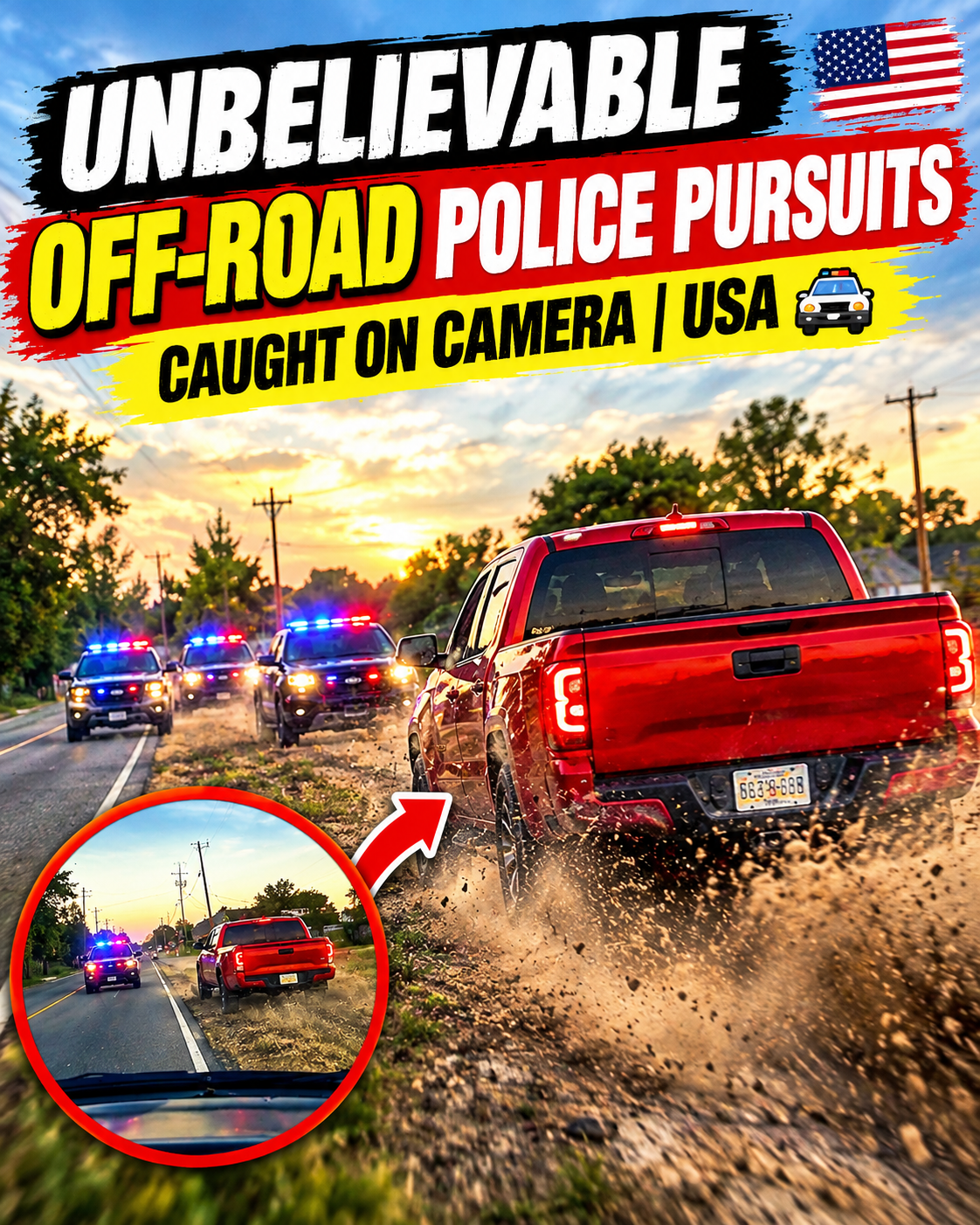 Unbelievable Off-Road Police Pursuits Caught on Camera | USA 🚓