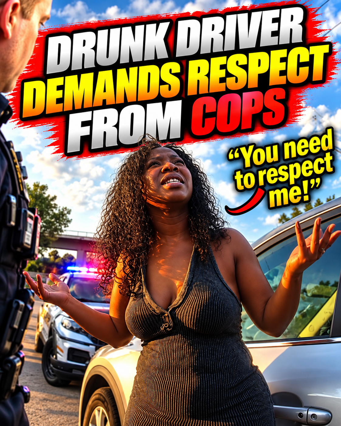 Drunk Driver Demands Respect From Cops