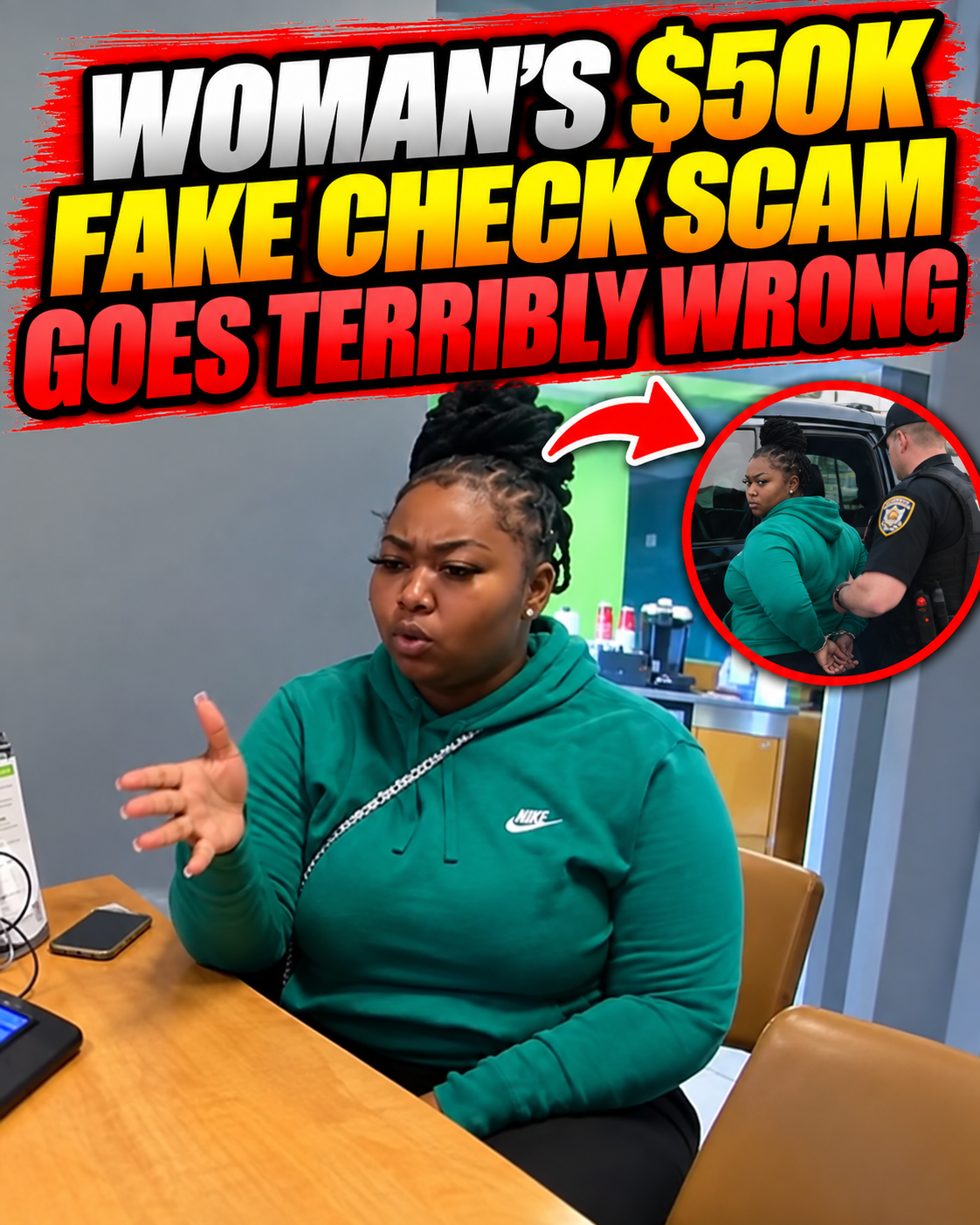 Woman’s $50K Fake Check Scam Goes Terribly Wrong