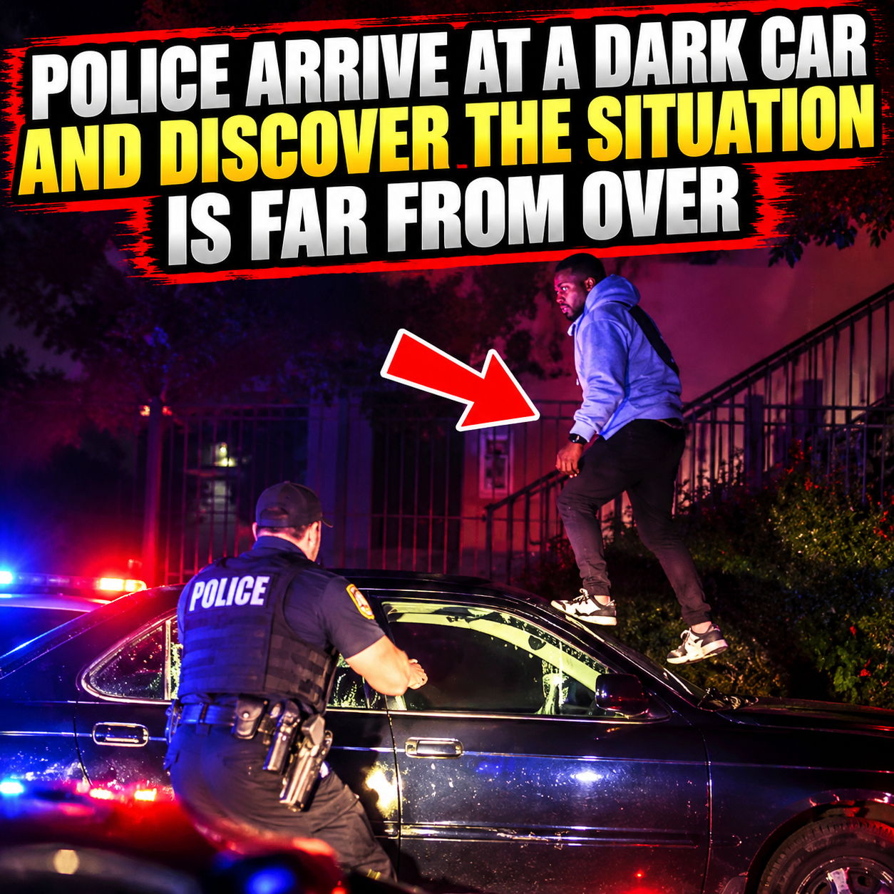 Police Arrive at a Dark Car and Discover the Situation Is Far From Over