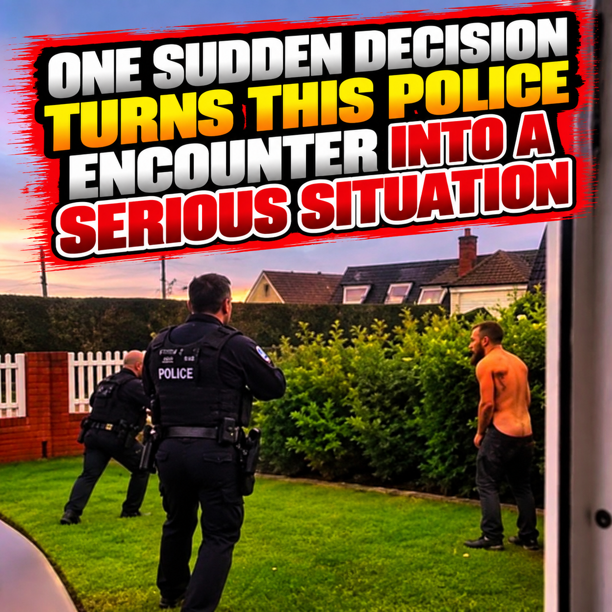 One Sudden Decision Turns This Police Encounter Into a Serious Situation