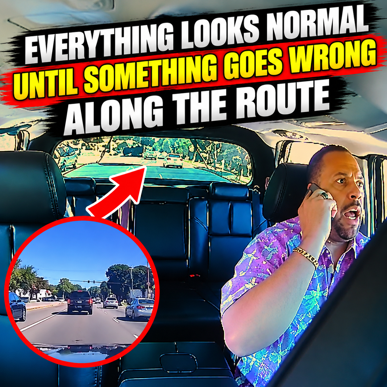 Everything Looks Normal Until Something Goes Wrong Along the Route