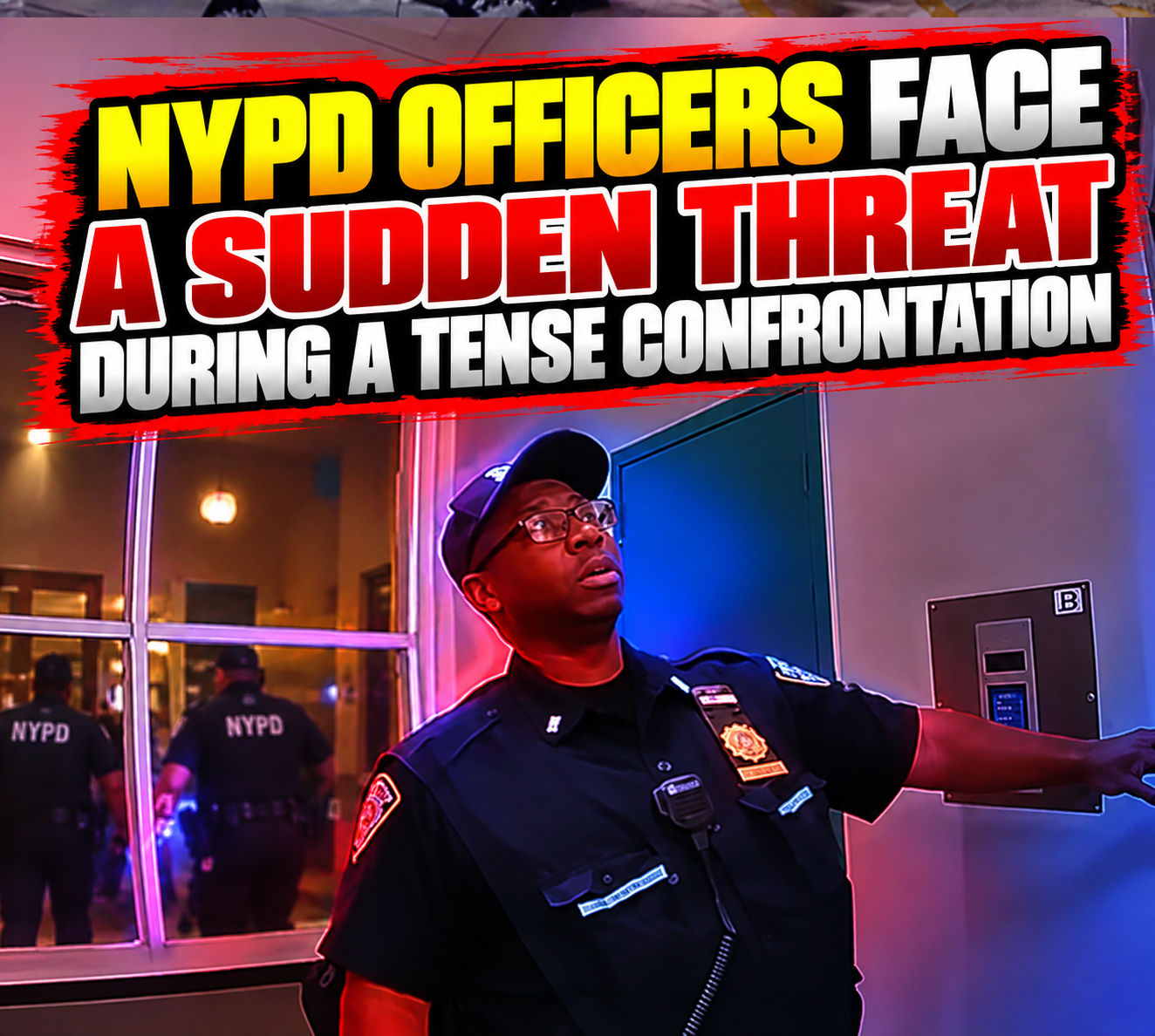 NYPD Officers Face a Sudden Threat During a Tense Confrontation