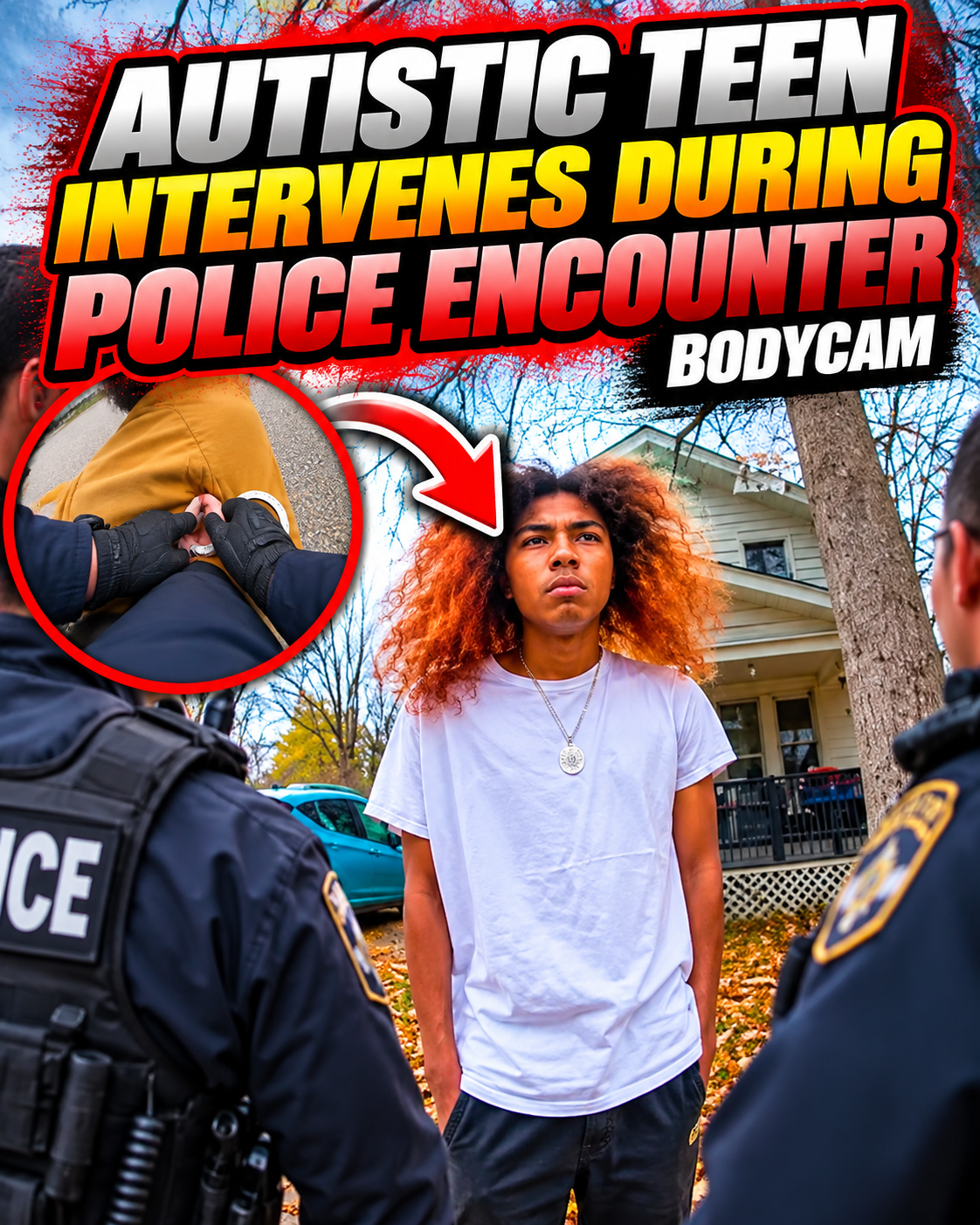 Autistic Teen Intervenes During Police Encounter | Bodycam