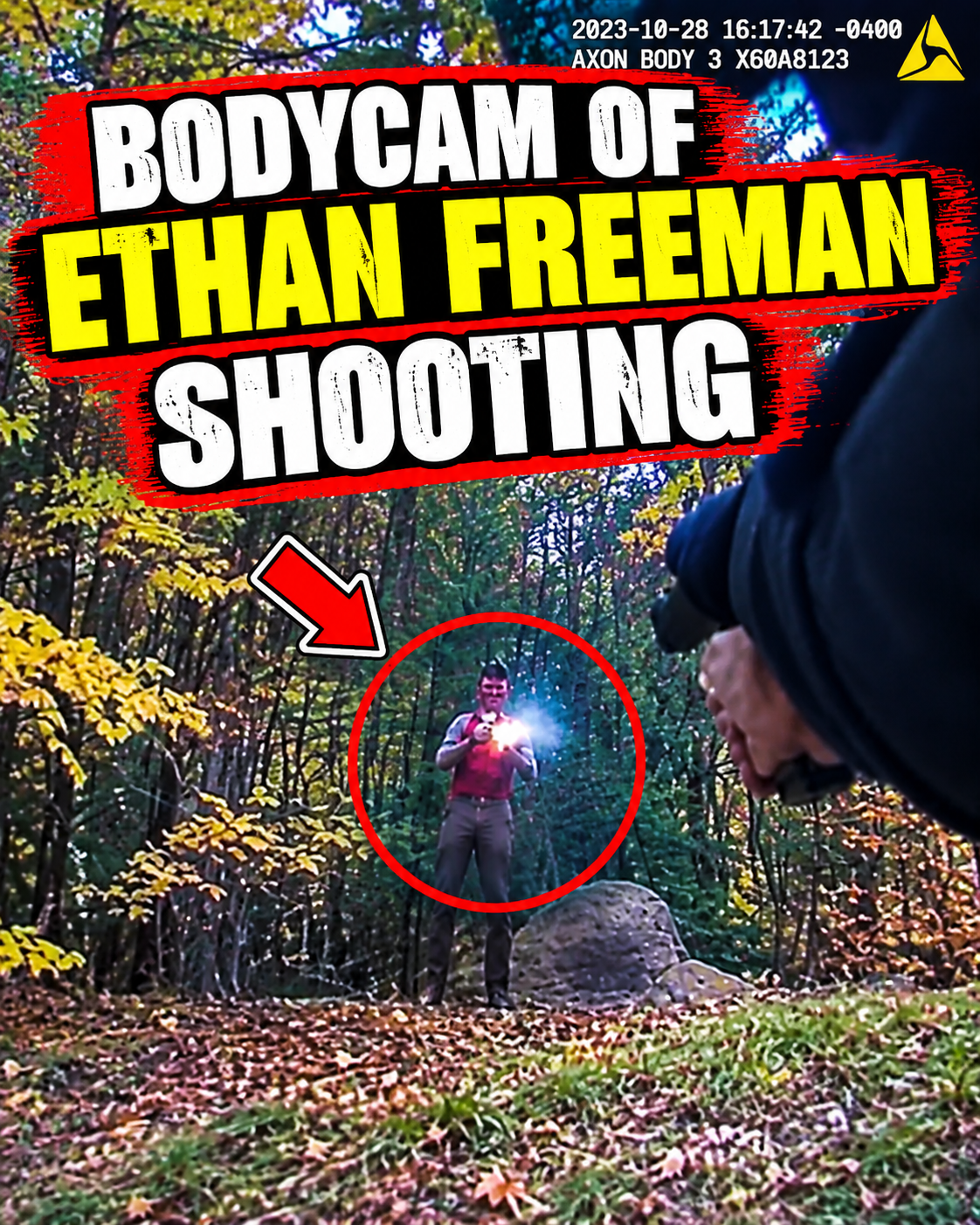 Bodycam of Ethan Freeman shooting 