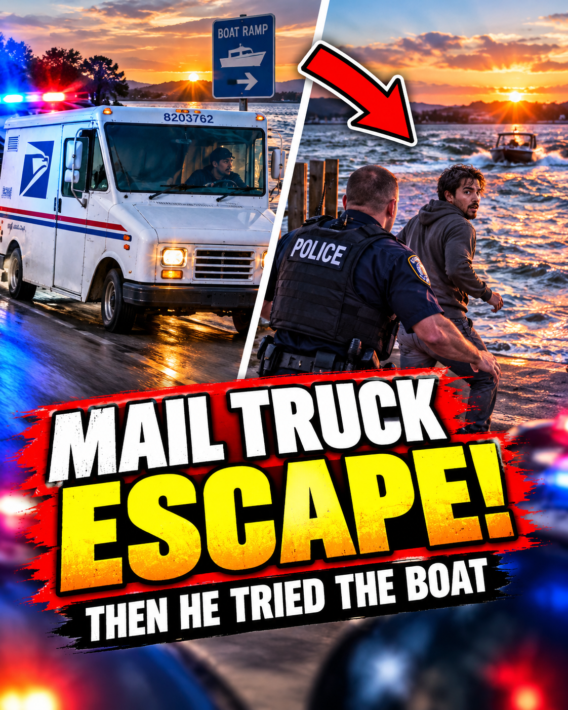 Arizona man stole mail truck, tried to escape by boat before deadly police shooting