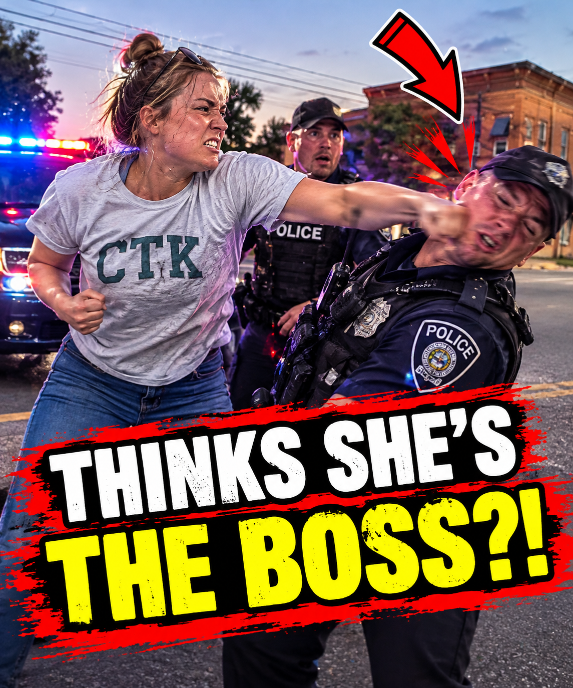 Chaotic as Hell Angry Woman Punches Cops Thinking She’s Their Boss Ends in Complete Disaster
