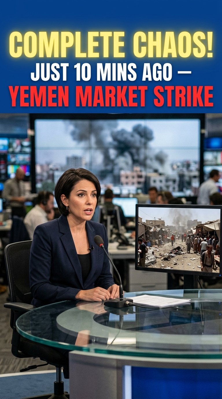 A TERRIFYING STRIKE ROCKS A YEMEN MARKET — THEN ONE QUESTION EMERGES