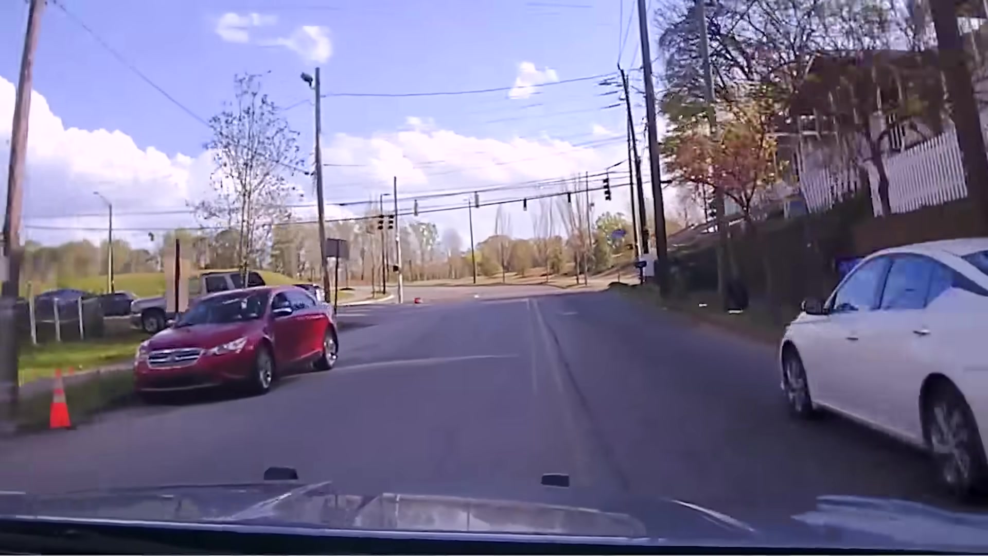 Real horizontal frame from the supplied Georgia State Patrol pursuit video