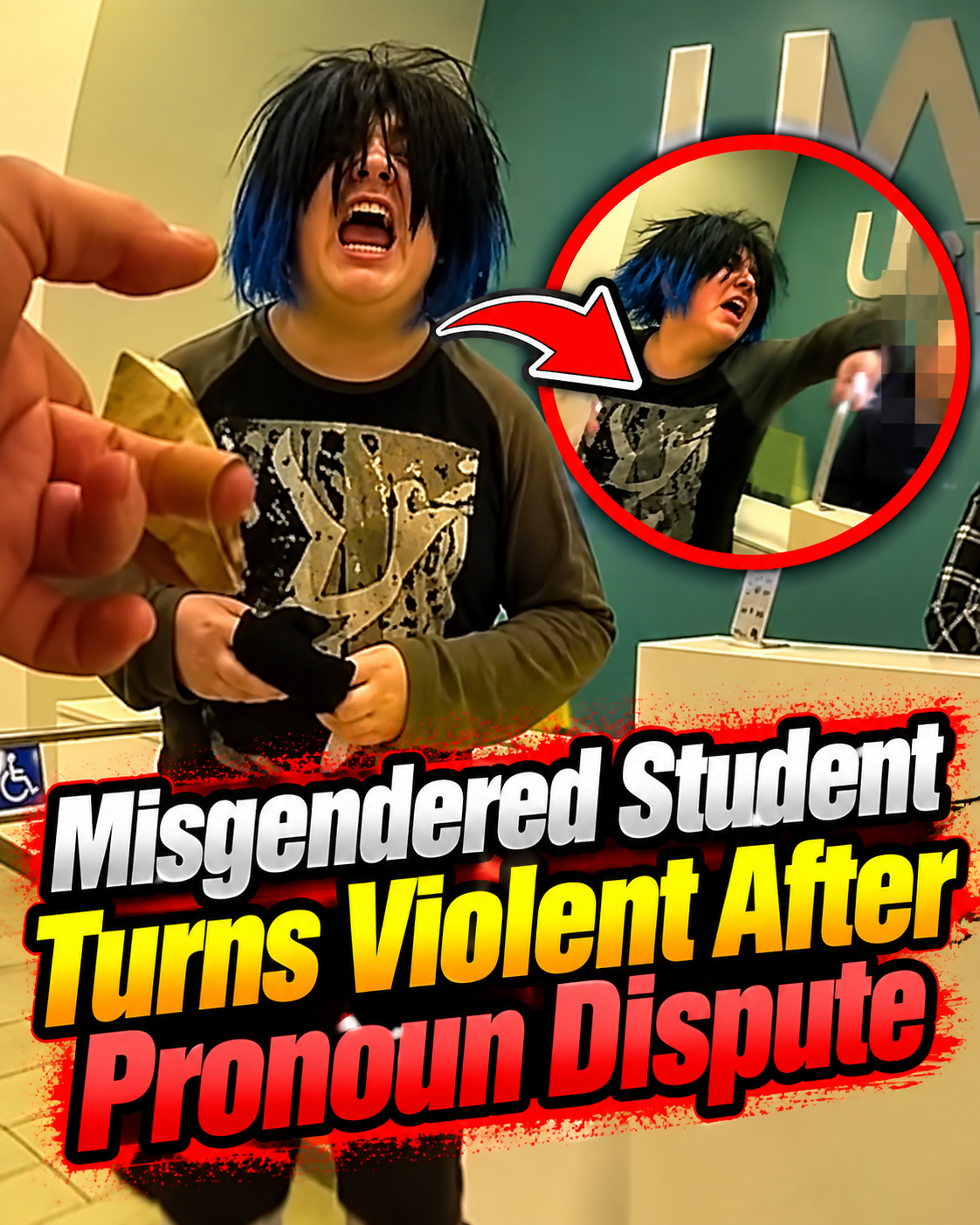 Misgendered Student Turns Violent After Pronoun Dispute