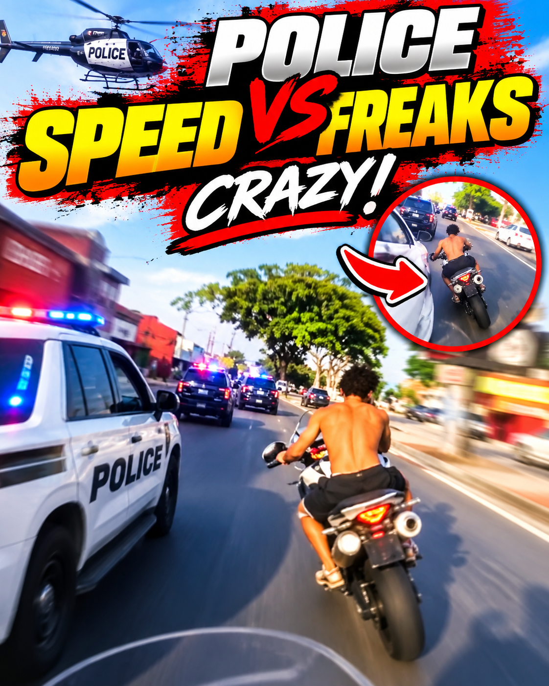 police vs speed freaks crazy