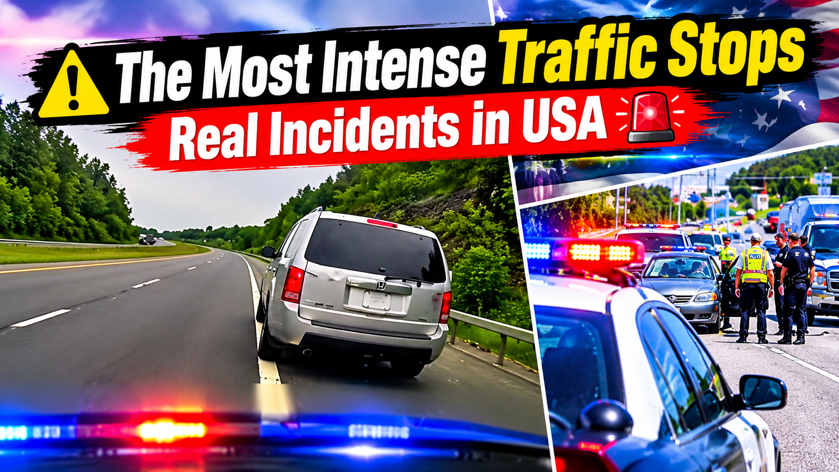 ⚠️ The Most Intense Traffic Stops | Real Incidents in  USA 🚨