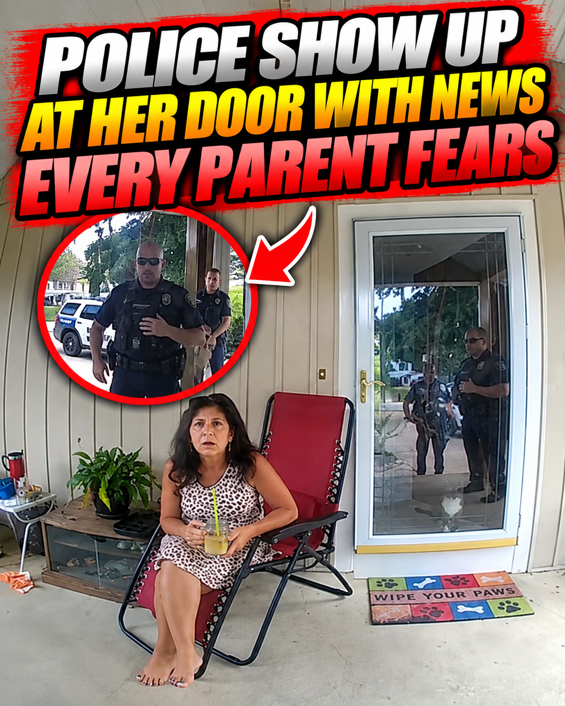Police Show Up at Her Door With News Every Parent Fears