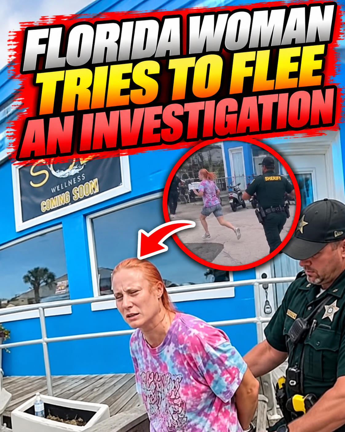 Florida Woman Tries to Flee an Investigation