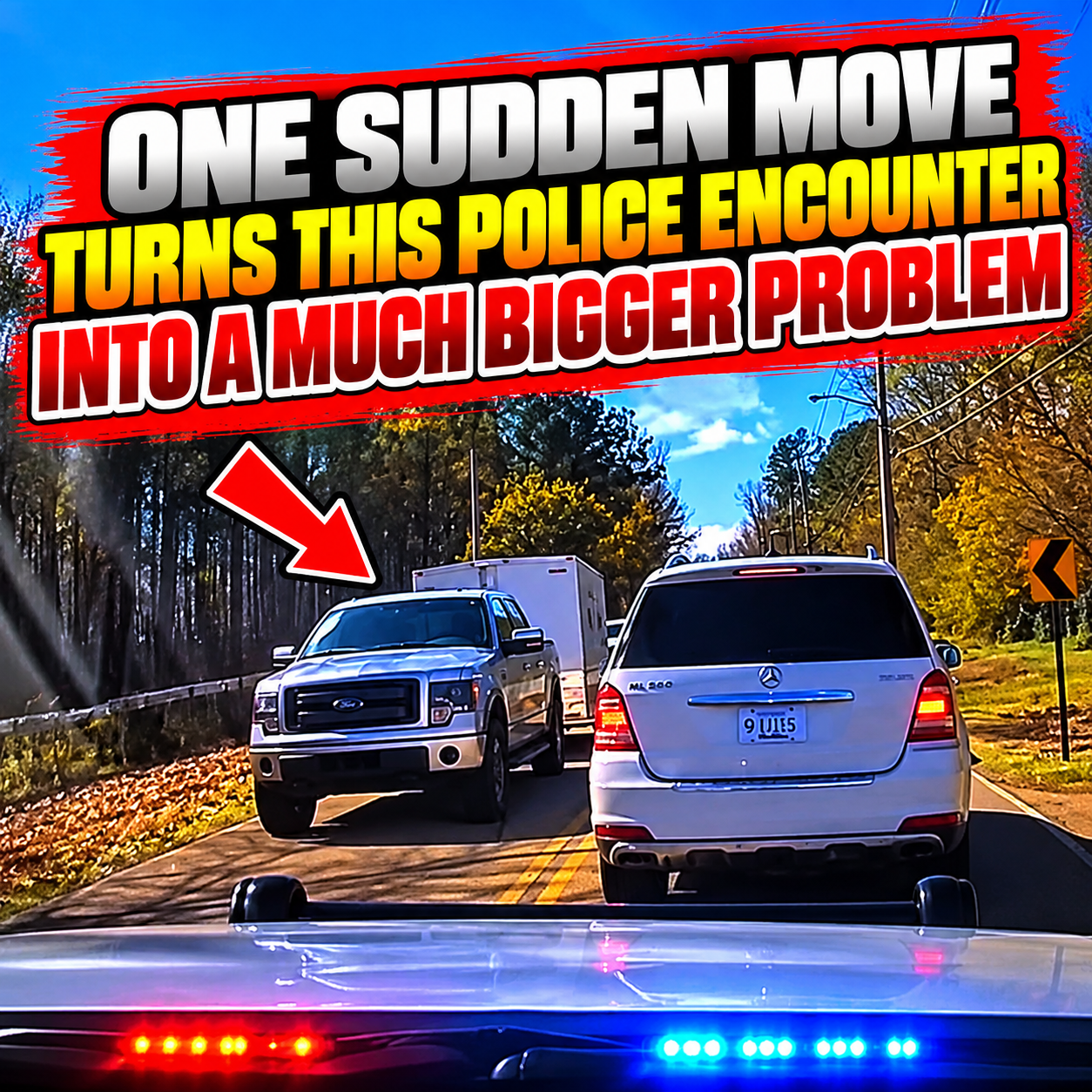 One Sudden Move Turns This Police Encounter Into a Much Bigger Problem